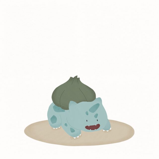 tiny Bulbasaur says Roar 🌿
.
.
.
.
.
#digitalart #noai #pokemon